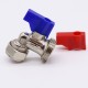 China supplier taizhou yuhuan chumen elbow angle 15mm brass washing machine valve