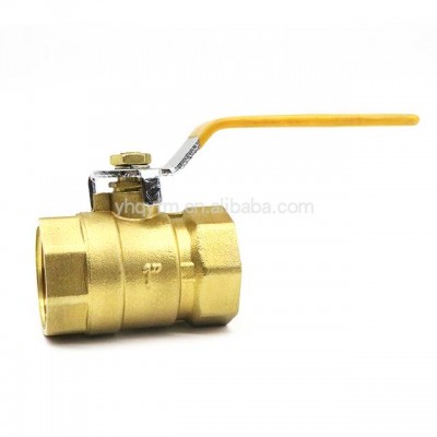 Yuhuan qiongyu female Thread Forged Brass Ball Valve with Handle brass ball water valve female