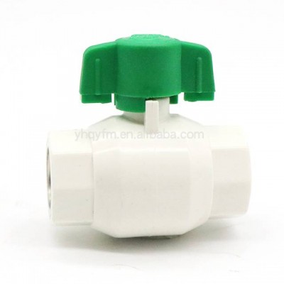 Plastic PPR brass Ball Valves ABS Handle Gardening Greenhouse Wholesale low pressure valve