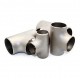 Stainless steel pipe fitting welded tee 304/316L seamless stamping Tee