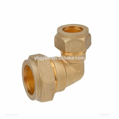 90 degree pipe  Compression Fittings Brass elbow fitting