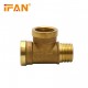 Ifan full size high pressure for hot and cold water supply high quality Brass Fittings Brass Male/Female Thread Tee