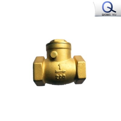 High quality and low price custom OEM ODM brass swing check valve