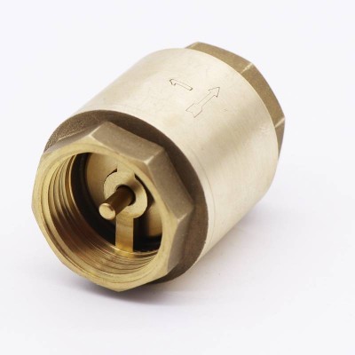 China Supplier Taizhou Yuhuan Chumen 1/2" 3/4" 1" Direct Factory Low Price Brass Non Return Check Valve